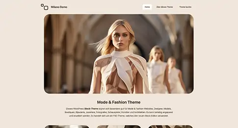 Screenshot Milano Block-Theme